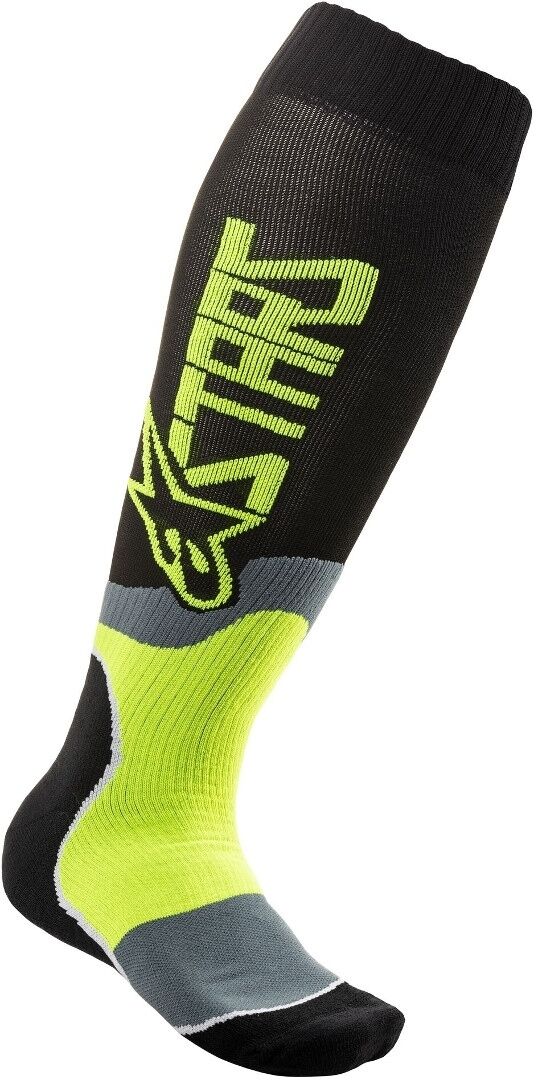 Alpinestars Mx Plus-2 Motocross Socks  - Black Yellow