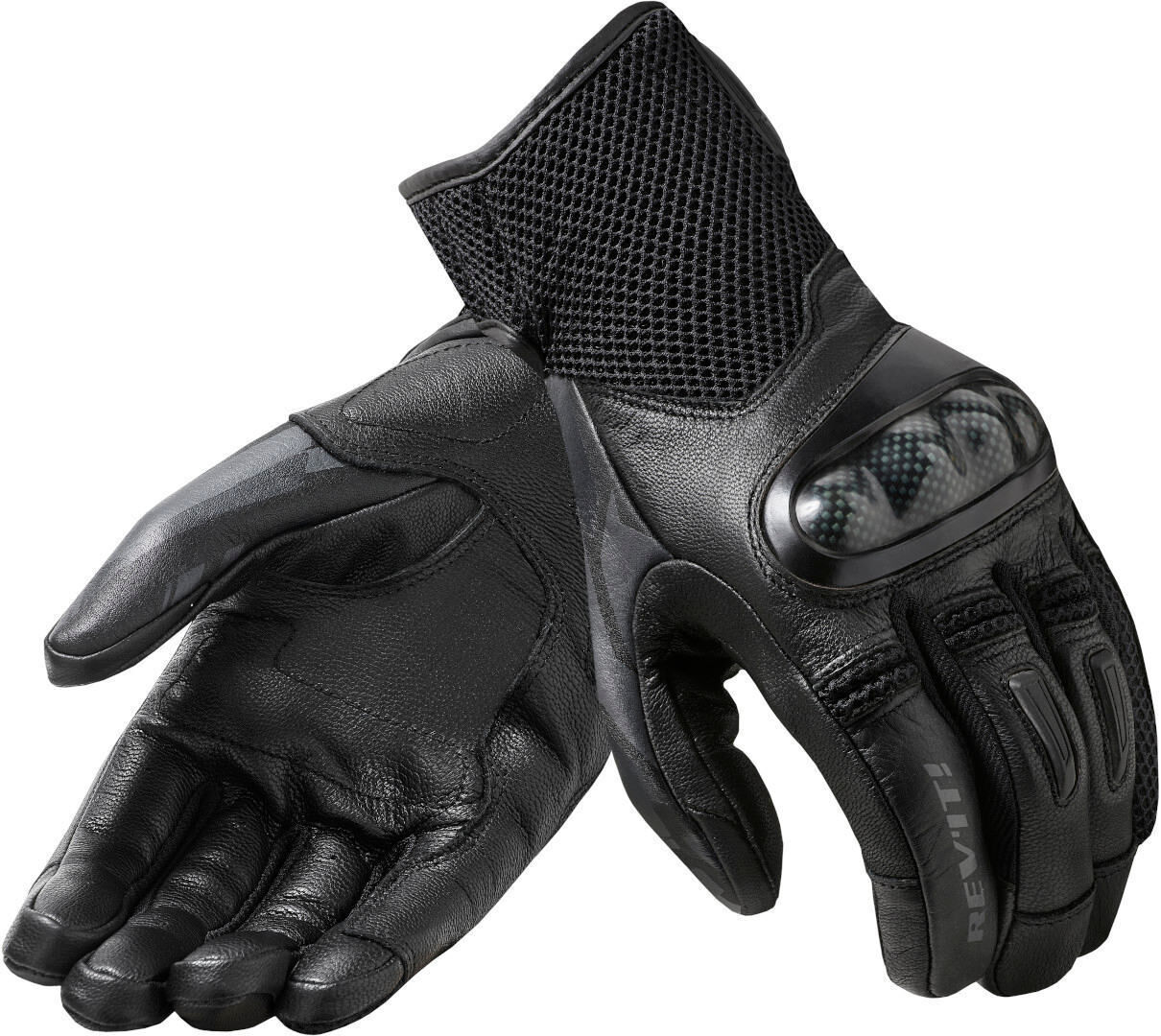 Revit Prime Motorcycle Gloves  - Black