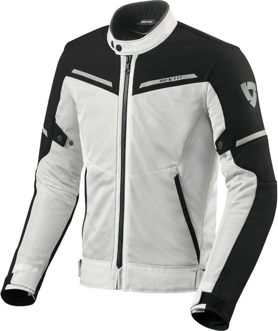 Revit Airwave 3 Motorcycle Textile Jacket  - Black White