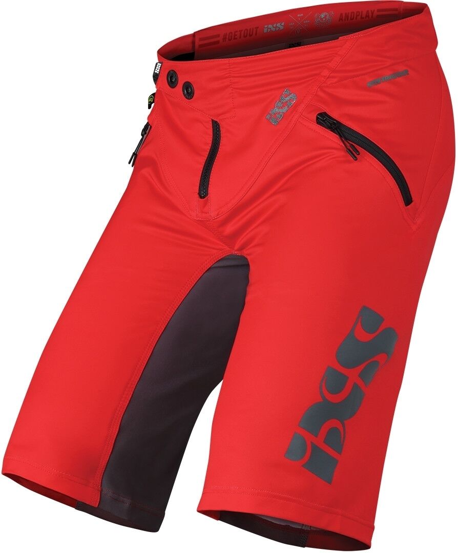 Ixs Trigger Bicycle Shorts  - Red