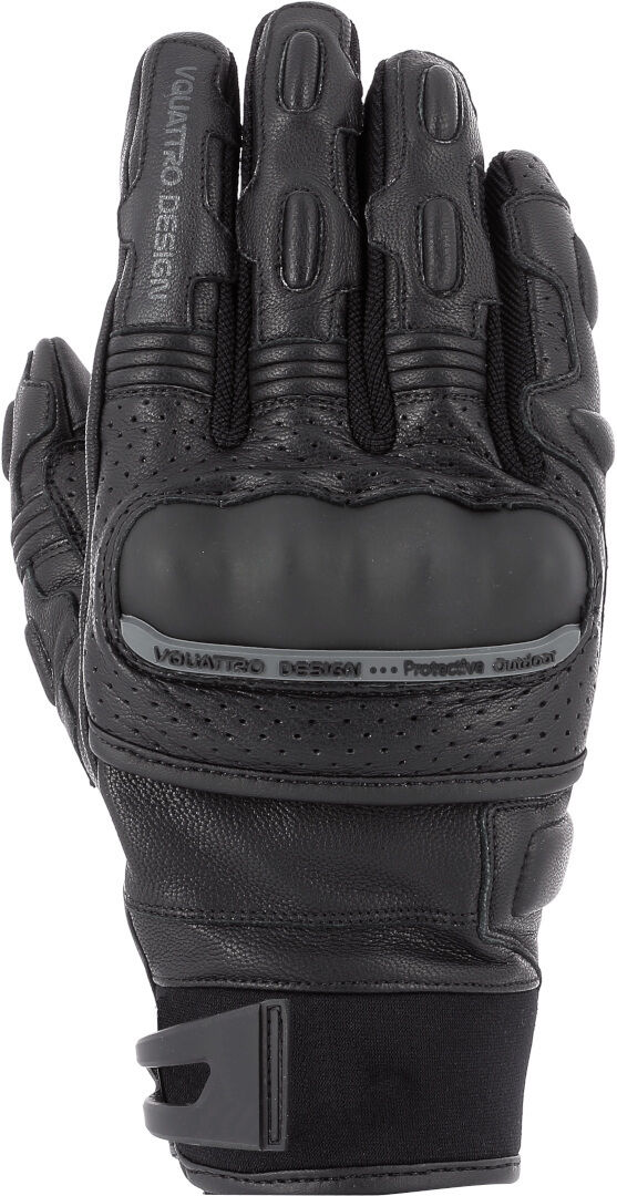 Vquattro Design Sport Max Motorcycle Gloves  - Black