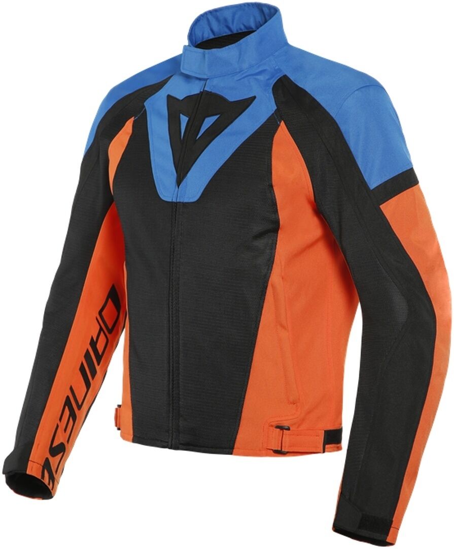 Dainese Levante Air Tex Motorcycle Textile Jacket  - Black Blue Orange