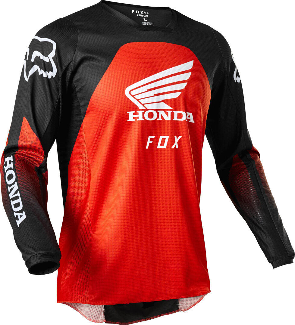Fox 180 Honda Motocross Jersey  - Black Red