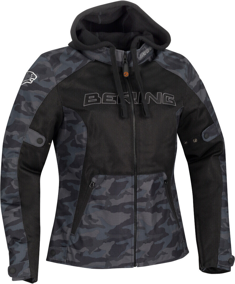 Bering Spirit Ladies Motorcycle Textile Jacket  - Black Multicolored
