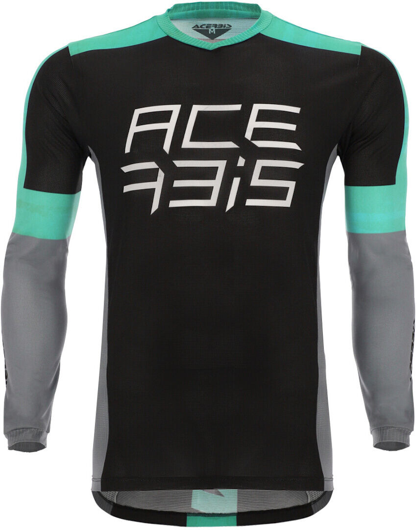 Acerbis Mx J-Track 2 Motocross Jersey  - Black Green