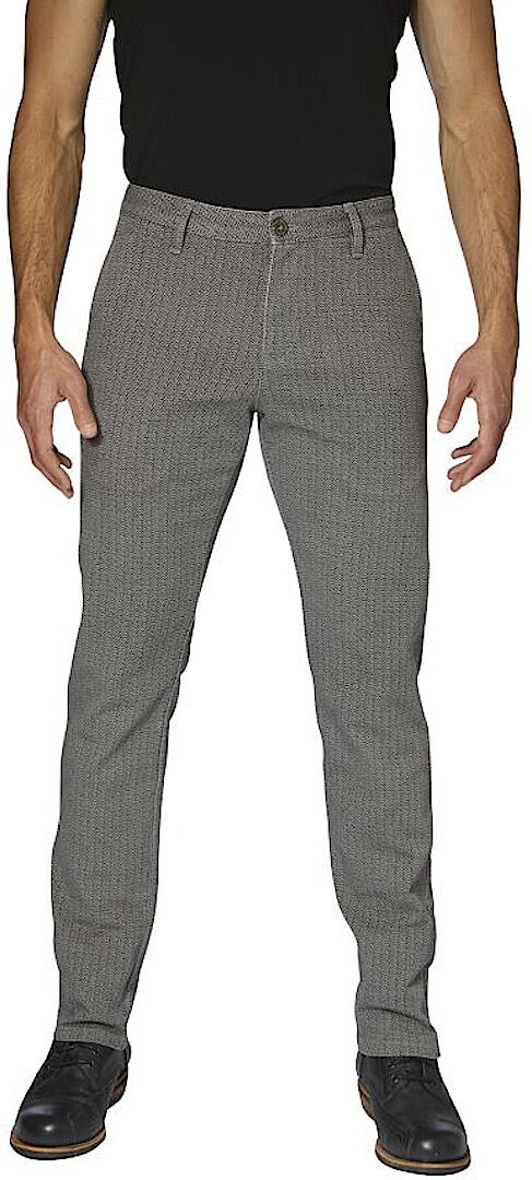 Rokker Tweed Chino Motorcycle Textile Pants  - Grey