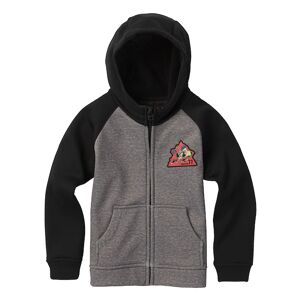 Burton BOYS CROWN BONDED FULL ZIP TRUE BLACK MOUNTAIN HEATHER 4T