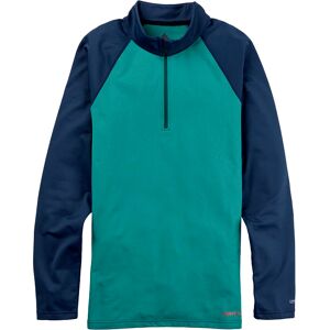 Burton HEAVYWEIGHT X BASE LAYER QUARTER ZIP ANTIQUE GREEN DRESS BLUE M