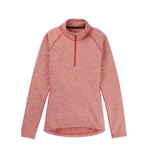 Burton HEAVYWEIGHT X BASE LAYER QUARTER ZIP WMN CRANBERRY HEATHER S