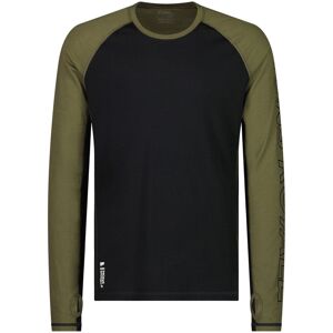 MONS ROYALE TEMPLE TECH LS DARK OLIVE BLACK L