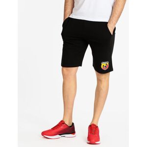 Abarth Bermuda sportivi da uomo con logo Pantaloni e shorts uomo Nero taglia S