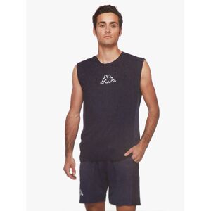 Kappa Completo corto 2 pezzi da uomo in cotone Tute Sportive uomo Blu taglia L