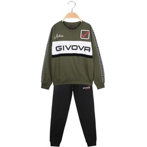 Givova Completo sportivo 2 pezzi da ragazzo Tute Sportive bambino Verde taglia 14