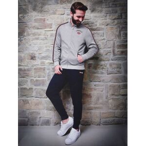 Lonsdale Completo sportivo da uomo in cotone con zip Tute Sportive uomo Grigio taglia M