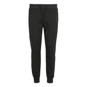 Furia Rossa Pantaloni sportivi da uomo polsini Pantaloni Casual uomo Nero taglia S