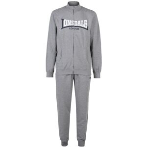 Lonsdale Tuta sportiva da uomo 2 pezzi con zip Tute Sportive uomo Grigio taglia XL