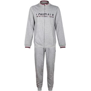 Lonsdale Tuta sportiva da uomo con felpa Tute Sportive uomo Grigio taglia L