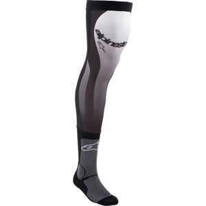 Calze Moto Cross Enduro Alpinestars KNEE BRACE SOCKS Nero Bi taglia L/