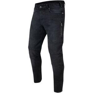 Jeans Moto Rebelhorn RAGE II Tapered Fit Washed Nero - L32 taglia 38