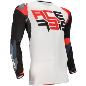 Maglia Moto Cross Enduro Acerbis X-Flex One Bianco Rosso taglia 3XL