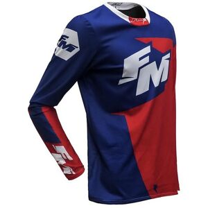 Maglia Moto Cross Enduro Fm racing X26 EXAGON 006 Rosso Blu taglia XL