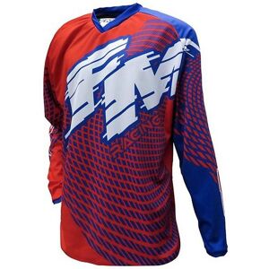 Maglia Moto Cross Enduro Fm Racing X26 POWER 006 Rosso Blu taglia L