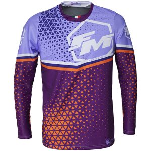 Maglia Moto Cross Enduro Fm Racing X28 EXAGON Lilla Amaranto taglia XL