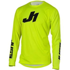 Maglia Moto Cross Enduro Just1 J-ESSENTIAL SOLID Giallo Fluo taglia XL