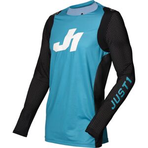 Maglia Moto Cross Enduro Just1 J-FLEX Aria Blu Nero Bianco taglia M