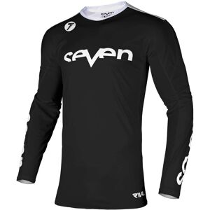 Maglia Moto Cross Enduro Seven Mx RIVAL STAPLE Nero taglia 2XL