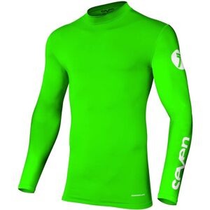 Maglia Moto Cross Enduro Seven Mx ZERO COMPRESSION Verde Flu taglia S