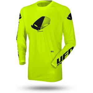 Maglia Moto Cross Enduro Ufo SLIM RADIAL Giallo Fluo taglia XL