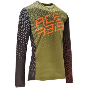 Maglia Moto Mtb Acerbis Modello WINTERFELL Nero Verde taglia S