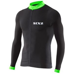 Maglia Tecnica Lunghe Activewear Sixs BIKE4 Nero Verde taglia S