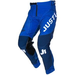 Pantaloni Moto Cross Enduro Just1 J-FLEX 2.0 District Blu Bi taglia 32