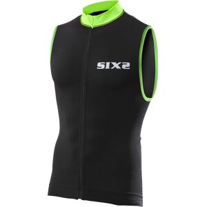 Smanicato Tecnico Activewear Sixs BIKE2 Nero Verde taglia XS