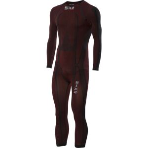 Sottotuta Intimo Tecnico Sixs STX Carbon Dark Rosso taglia XS