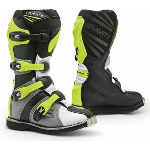 Stivali da Bambino Moto Cross Enduro Forma GRAVITY Grigio Gi taglia 41