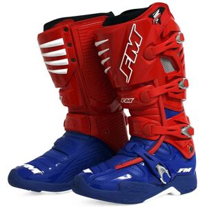 Stivali Noto Cross Enduro FM Racing TYPHOON 3 Rosso Blu taglia 47