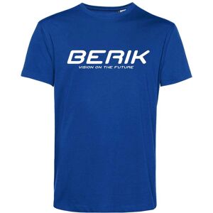 T-Shirt Berik 2.0 Girocollo TEE In Cotone Organico Blu Scrit taglia 2X