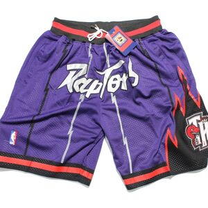 Nike Pantaloncini Shorts UOMO BASKET NBA Toronto Raptors Throwback Logo HARDWOOD