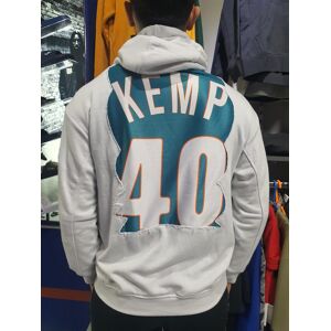 Just For Poors Felpa Cappuccio UOMO JFP VILLENEUVE NBA Sonics Kemp 40 Bianco