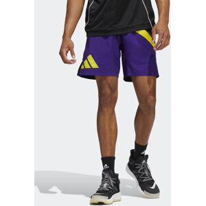 adidas Pantaloncini Shorts UOMO GALAXY BasketBall Viola con tasche