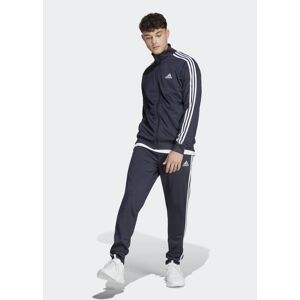 adidas Tuta Intera Completa UOMO Basic 3-Stripes Tricot Blu con tasche