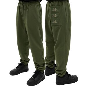 Kappa Pantaloni tuta Pants UOMO Banda 222 Verde Parsley 10 VALTEN