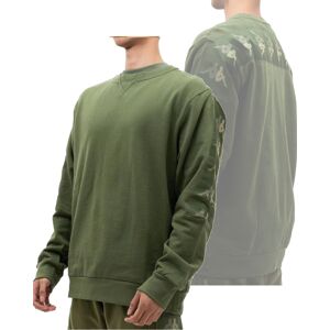 Kappa Felpa Girocollo pullover crew UOMO Banda 222 Verde Parsley 10 ENIKO