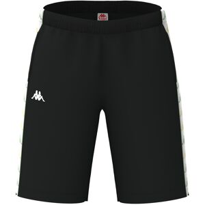 Kappa Pantaloncini Shorts UOMO Banda 222 Nero TREADSI