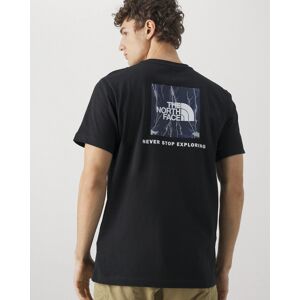 The North Face T-Shirt Maglia maglietta UOMO Nero Blue REDBOX Tee Cotone