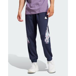 adidas Pantaloni tuta Pants UOMO Future Icons Allover Print Blu Poliestere