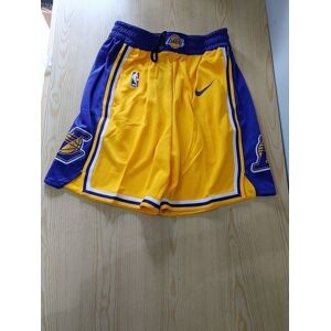 Nike Pantaloncini Shorts UOMO Los Angeles Lakers Anthony Giallo basket NBA